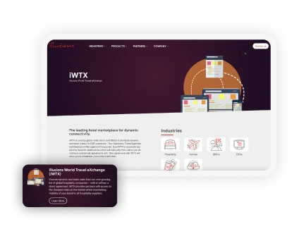 iWTX desktop main page