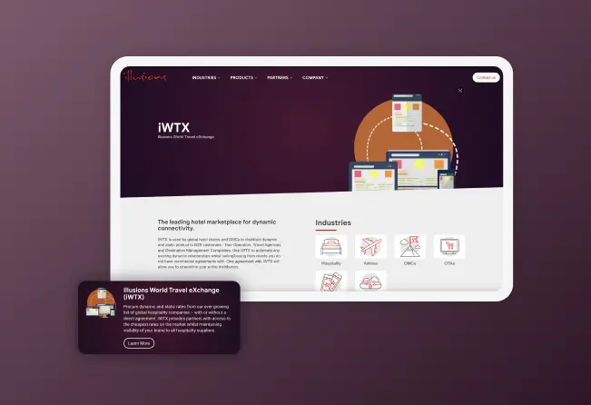 iWTX desktop main page